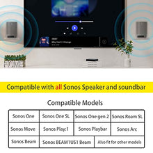 Load image into Gallery viewer, Maozhren Adjustable Wall Mount for Sonos One, Sonos one sl, Sonos one gen 2, Sonos Roam SL, Sonos Move, Sonos Play:1 Speaker Wall Mount for Sonos (Set of 2)