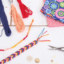 Load image into Gallery viewer, 12 Skeins ThreadArt Premium Egyptian Long Fiber Cotton Embroidery Floss | Light Blue | 6 Strand Divisible Thread 8.75yds Each For Hand Embroidery, Friendship Bracelets, Cross stitch and Crafts