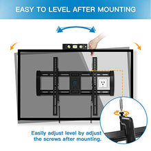 Load image into Gallery viewer, PERLESMITH Tilting TV Wall Mount Bracket for Most 40-82 Inch LED LCD OLED 4K Curved Flat Screen TVs - 12 ° Tilt Mounting Bracket with VESA 600x400mm Holds up to 135 LBS, Can Be Leveled