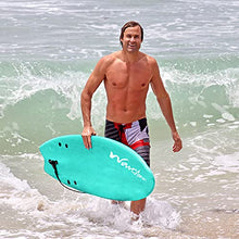 Load image into Gallery viewer, Wavestorm -Soft Top Foam 5'6" Surfboard/Fish Swallow Tail Surfboard for Beginners and All Surfing Levels Youth Complete Set Includes Leash and Multiple Fins (AZ21-WSSF560-TRQ)