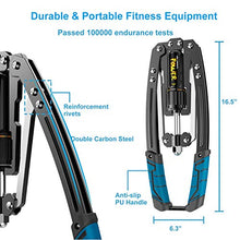 Load image into Gallery viewer, Tepemccu Hydraulic Power Twister Adjustable Arm-Exerciser - Home Chest Expander 22-440lbs, Home Fitness Equipment Bar for Men and Women with Resistance (Blue)
