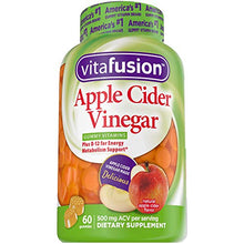 Load image into Gallery viewer, Vitafusion Apple Cider Vinegar Gummy Vitamins, 60ct