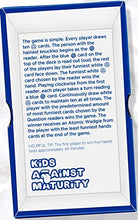 Load image into Gallery viewer, Kids Against Maturity: Card Game for Kids and Families, Super Fun Hilarious for Family Party Game Night