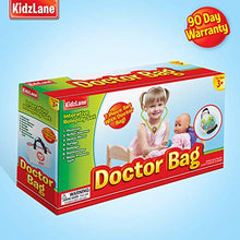 Load image into Gallery viewer, Kidzlane Play Doctor Kit for Toddlers and Kids - Kids Doctor Play Set - 7 Piece Dr Set with Medical Storage Bag and Electronic Stethoscope for Kids Ages 3+