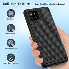 Load image into Gallery viewer, BNIUT for Samsung Galaxy A42 5G Case: Dual Layer Protective Heavy Duty Cell Phone Cover Shockproof Rugged with Non Slip Textured Back - Military Protection Bumper Tough - 6.6inch (Matte Black)