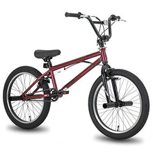 Load image into Gallery viewer, Hiland 20 Inch Kids Bike BMX Bicycles Freestyle for Boys Teenagers Red