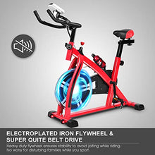 Load image into Gallery viewer, Goplus Indoor Cycling Bike, Stationary Bicycle Exercise Bike with Flywheel and LCD Display, Cardio Fitness Cycle Trainer Professional Exercise Bike for Home and Gym Use