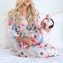 Load image into Gallery viewer, Maternity Robe and Matching Baby Set (Dusty Pink, Large)