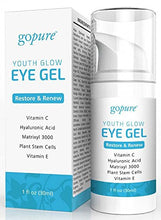 Load image into Gallery viewer, goPure Eye Gel - with Plant Stem Cells, Matrixl 3000, Aloe Vera - 1oz