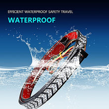 Load image into Gallery viewer, Chemini 60" LED Tailgate Light Bar Amber Leather Arrow Truck Tail Light Strip Double Flash Light Drillless Installation for Lorry Truck Pickup Truck Light Brake Lights Turn Signals Light
