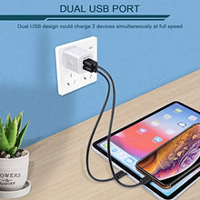 Load image into Gallery viewer, USB Plug, Wall Charger, AILKIN 2.1A Power Wall Home Fast Charging Staion Base Box Cube Block Outlet Brick Replacement for iPhone Cell Phone, Samsung Charger Box, LG and More USB Charge Dock