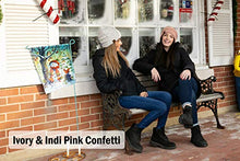 Load image into Gallery viewer, Womens Beanie Soft Knit Classic Ribbed Slouch Hat - Latte Confetti