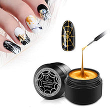 Load image into Gallery viewer, Mggsndi Nail Polish Gel,Creative Elastic Nail Wire Painting Drawing Gel DIY Spider Painted UV Lacquer Varnish Base Manicure Kit Decor Nail Art Supplies Tool Kit DIY Craft Jewelry White