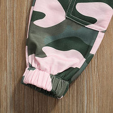 Load image into Gallery viewer, Fernvia Toddler Girls Clothes 2T 3T 4T 5T Fall Outfits Baby Pullover Sweatshirt & Camouflage Pants Set Kids Winter Sweatsuit