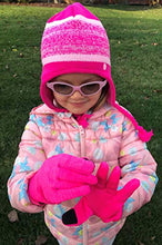 Load image into Gallery viewer, C9 Champion Kids' Peruvian Hat with Ear Flaps and Fleece Lining, Pink Peruvian, Girls'