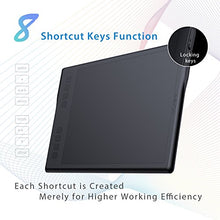 Load image into Gallery viewer, Huion Inspiroy Q11K Wireless Graphics Drawing Tablet Digital Art Tablet with 8192 Pressure Sensitivity 8 Express Keys Glove-11inch, Compatible with Mac Windows
