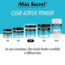 Load image into Gallery viewer, Mia Secret Clear Acrylic Powder (4oz)