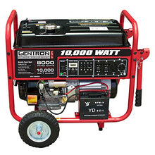 Load image into Gallery viewer, Gentron GG10020C 10000 Watt Gas Portable Generator with Electric Push Start for Home Emergency Power Backup RV Standby, Hurricane Storm Damage Restoration, CARB Compliant