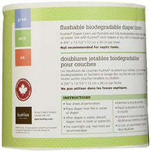 Load image into Gallery viewer, Kushies 6 Count Flushable Biodegradable Diaper Liners