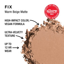 Load image into Gallery viewer, URBAN DECAY 24/7 Eyeshadow Compact - Award-Winning & Long-Lasting Eye Makeup - Up to 12 Hour Wear - Ultra-Blendable, Pigmented Color - Vegan Formula – Fix (Warm Beige Matte)