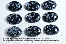 Load image into Gallery viewer, Snowflake Obsidian Silver Ring, 925 Sterling Silver, Cab Oval, Bohemian, Gypsy, Statement Ring, Natural Gemstone, Unique Gift, Woman's Jewelry, Mother's Day Gift Ring