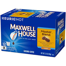 Load image into Gallery viewer, Maxwell House Master Blend Light Roast Keurig K-Cup® Coffee Pods (12 ct Box)