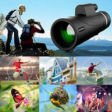 Load image into Gallery viewer, Monocular Telescope - 12X50 High Power 【HD Monocular for Bird Watching】 with Smartphone Holder & Tripod IPX7 Waterproof Monocular Made by Hyper FMC BAK4 Prism & Eco-Friendly Materials