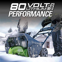 Load image into Gallery viewer, Greenworks Pro 80V 20 inch Snow Thrower with 2Ah Battery and Charger