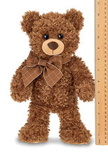 Load image into Gallery viewer, Bearington Lil' Reggie Brown Plush Stuffed Animal Teddy Bear, 12 inches