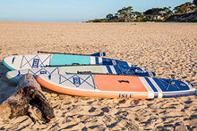 Load image into Gallery viewer, ISLE Pioneer Inflatable Stand Up Paddleboard & iSUP Bundle Accessories & Backpack — Wide Stance, Durable, Lightweight — 285 lbs Capacity (Coral Pink, 10'6" x 34" x 6")