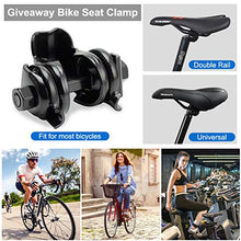 Load image into Gallery viewer, Pioneeryao Professional Bike Seat Gel Mountain Bicycle Seat with Central Relief Zone and Ergonomics Design for Men Women Universal Riding Bike Mountain Bike (Black)