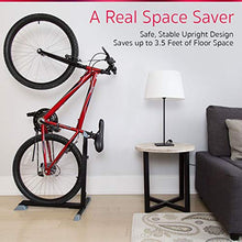 Load image into Gallery viewer, Bike Nook Bicycle Stand, Portable and Stationary Space-Saving Rack with Adjustable Height, for Indoor Bike Storage