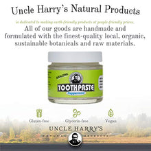 Load image into Gallery viewer, Uncle Harry's Peppermint Remineralizing Toothpaste | Natural Whitening Toothpaste Freshens Breath & Promotes Enamel | Vegan Fluoride Free Toothpaste (4 Pack)