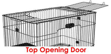 Load image into Gallery viewer, Large Indoor Small Animal Pet Habitat Hutch Cage Playpen Guinea Pig Ferret Chinchilla Rabbit Bunny Cat Kitten With Solid Platform and Ramp, Leakproof Litter Tray (0.9-Inch Wire Spacing, 4-Floor)