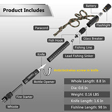 Load image into Gallery viewer, Gifts for Men Dad Boyfriend,Survival Gear Kits 9 in 1 Fishing Hiking Hunting Birthday Gift Ideas for Husband Him Son, Emergency Survival Tool