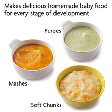 Load image into Gallery viewer, Baby Brezza Small Baby Food Maker Set – Cooker and Blender in One to Steam and Puree Baby Food for Pouches - Make Organic Food for Infants and Toddlers - Includes 3 Pouches and 3 Funnels