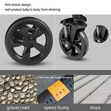 Load image into Gallery viewer, Costzon Infant Stroller, 2-in-1 Convertible Bassinet, Foldable Baby Carriage with Foot Cover, 5-Point Harness, Adjustable Recliner, Handlebar, Large Storage Basket (Gray)