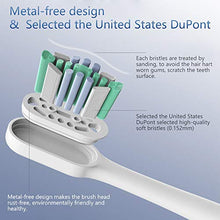 Load image into Gallery viewer, LHMZNIY-U3 Sonic Electric Toothbrush for Adults - USB Rechargeable Battery Electronic Tooth Brush with 2 Replacement Soft Brush Heads Travel Automatic Power Gum Toothbrushes Dentist Recommend