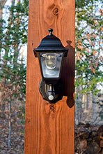 Load image into Gallery viewer, Maxsa 44219 Battery-Powered Motion-Activated Wall Sconce in Black 6.00x12.50x7.00