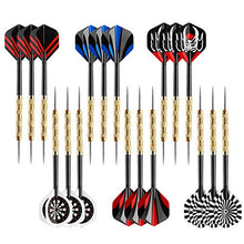 Load image into Gallery viewer, Accmor Steel Tip Darts, Professional Metal Darts, Darts Metal Tip Set, Metal Darts for Dartboard,18 pcs