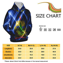 Load image into Gallery viewer, Vermont state Flag Print Hoodies Kids 3D Print Sweatshirts Long Sleeve Pullover Hoodies with Pocket for Teen Boys and Girls Black