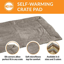 Load image into Gallery viewer, K&H Pet Products Self-Warming Crate Pad Gray Medium 21 X 31 Inches