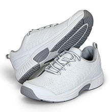 Load image into Gallery viewer, Orthofeet Proven Plantar Fasciitis, Foot and Heel Pain Relief. Extended Widths. Orthopedic Walking Shoes Diabetic Bunions Women’s Sneakers, Coral White