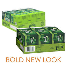 Load image into Gallery viewer, Perrier Lime Flavored Carbonated Mineral Water, 8.45 Fl Oz (Pack of 30)Slim Cans