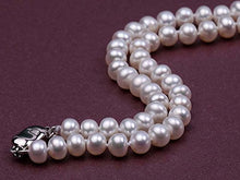 Load image into Gallery viewer, JYX Natural White Freshwater Cultured Pearl Necklace 18 inches (6mm)