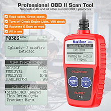 Load image into Gallery viewer, Autel MS309 Universal OBD2 Scanner Check Engine Fault Code Reader, Read Codes Clear Codes, View Freeze Frame Data, I/M Readiness Smog Check CAN Diagnostic Scan Tool