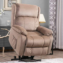 Load image into Gallery viewer, Harper&Bright Designs Power Lift Chair Soft Fabric Recliner Living Room Sofa Chair