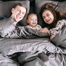 Load image into Gallery viewer, EASELAND Queen Size 6-Pieces Bed Sheets Set 1800 Series Microfiber Wrinkle & Fade Resistant,Deep Pocket,Hypoallergenic Bedding Set,Queen,Grey