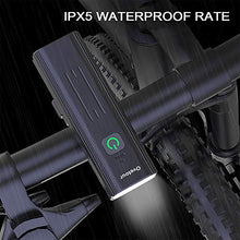 Load image into Gallery viewer, Ovetour USB Rechargeable Bike Light Set,1000 Lumens LED Bicycle Light with Power Bank Function,Large Capacity 3200mAh Bike Headlight + 1200mAh Bike Taillight,5 Light Modes,Fits All Bikes