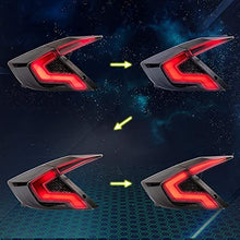 Load image into Gallery viewer, inginuity time LED Tail Lights For Honda Civic Sedan 10Th Gen 2016-2021 DRL Start Up Animation Rear Lamp Assembly (Not for hatchback)